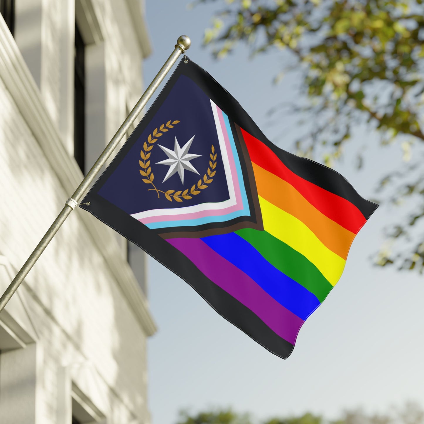 Double-Sided Pride Sentinel Flag