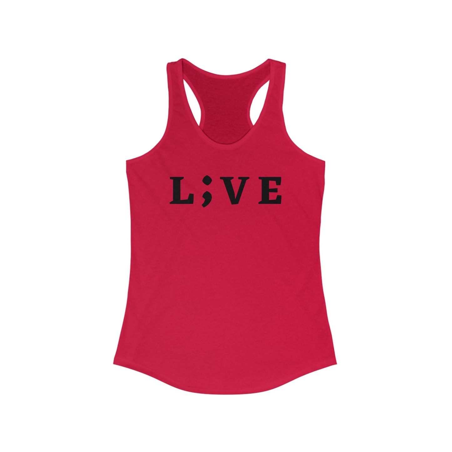 Racerback Tank Suicide Prevention Mental Health Awareness L;VE Women's