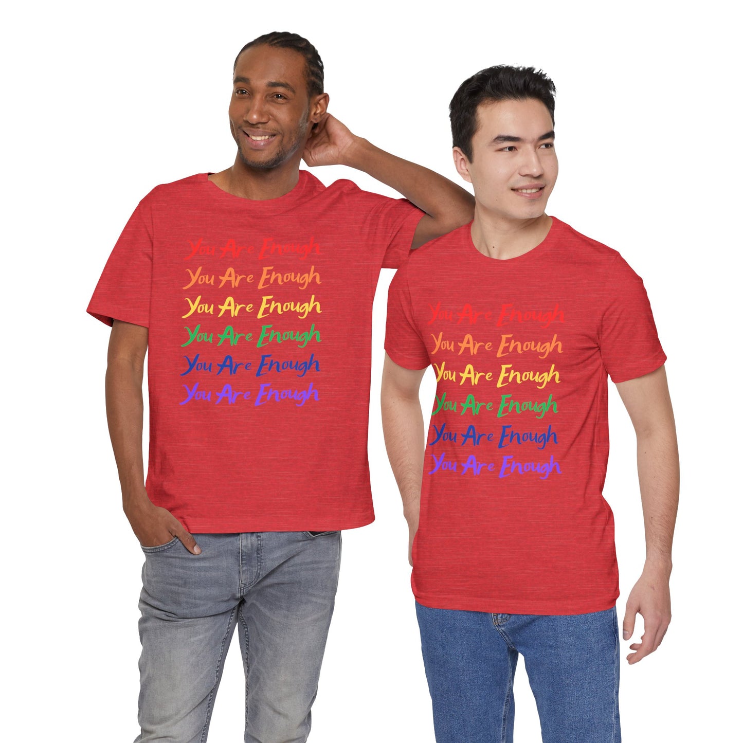 Rainbow Mental Health Awareness Tee - You Are Enough