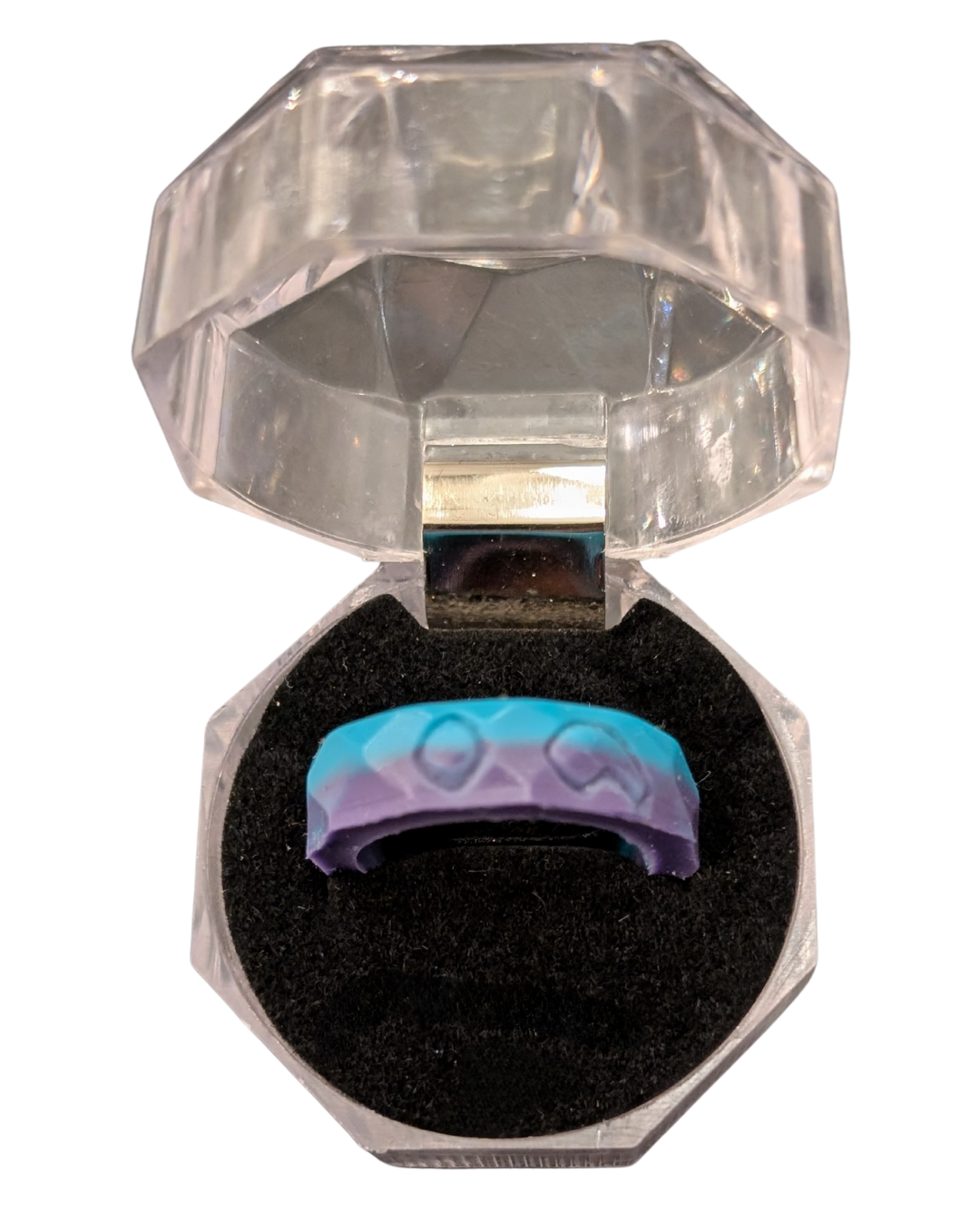 Suicide Prevention Colored Silicone Semicolon Ring