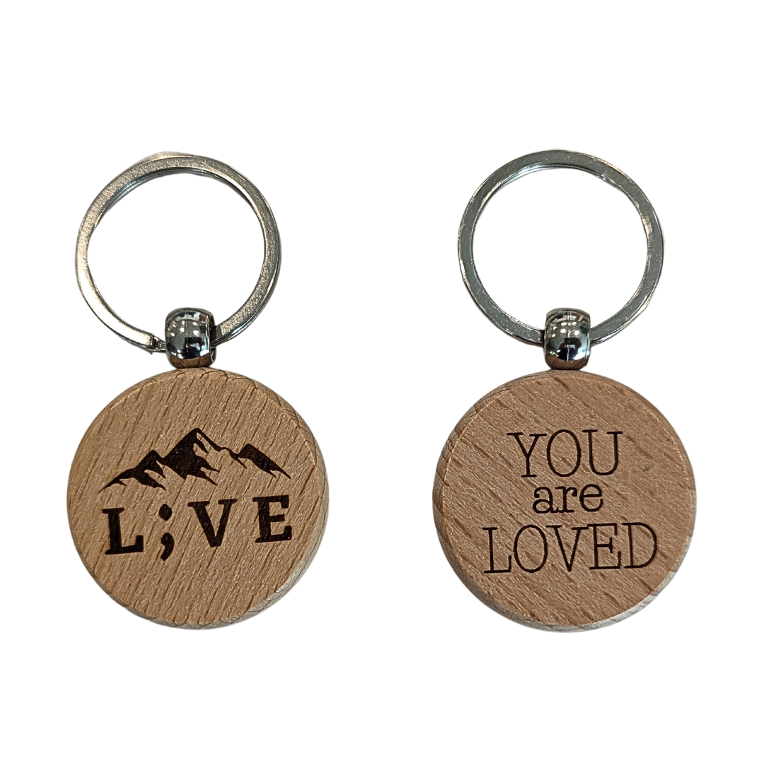 L;VE Keychain YOU ARE LOVED