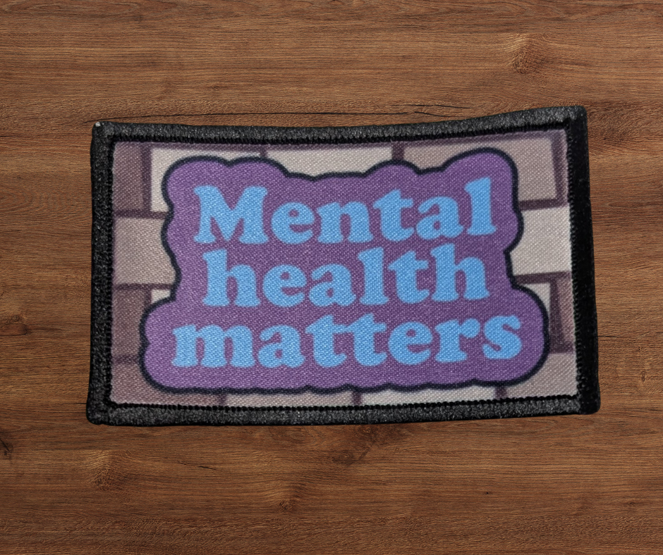 Mental Health Awareness Iron-On Patches
