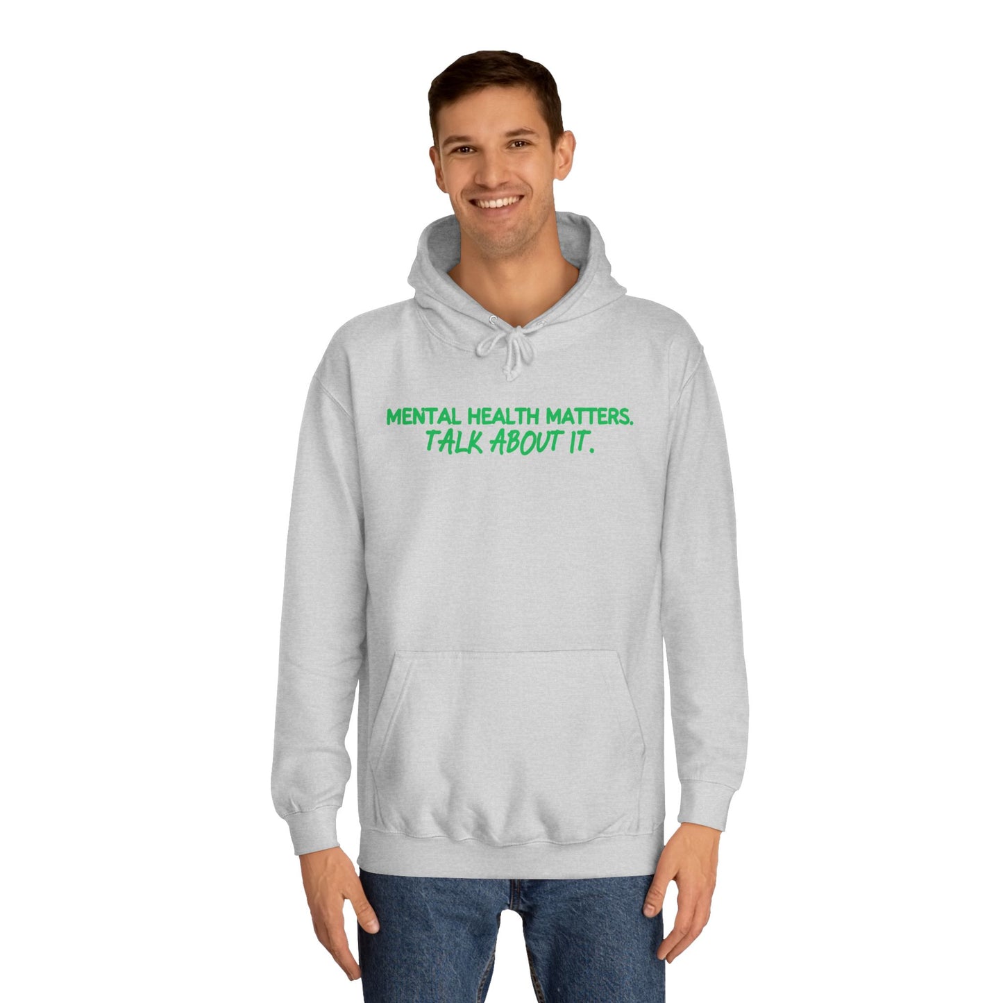 Mental Health Awareness Unisex  Hoodie 'Mental Health Matters - Talk About It"