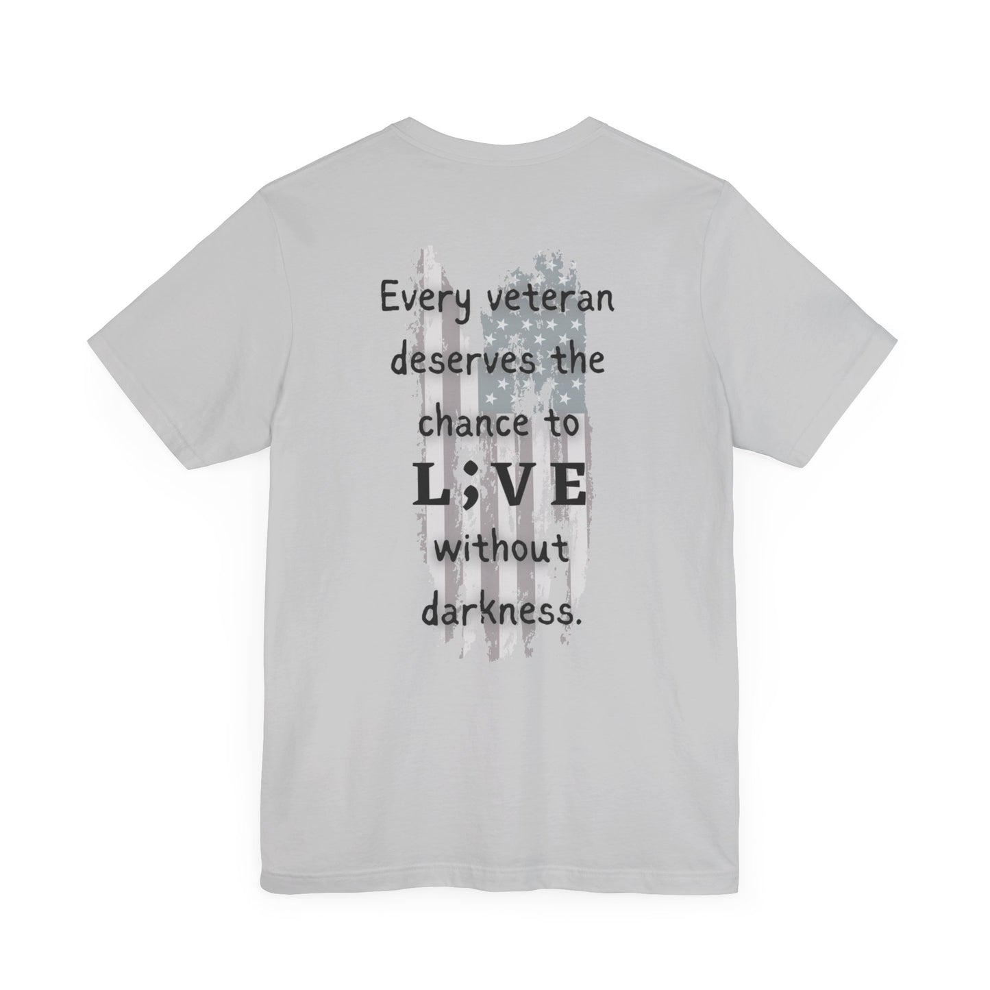 Unisex Jersey Short Sleeve Tee - No More Soldier Suicide L;VE T-Shirts