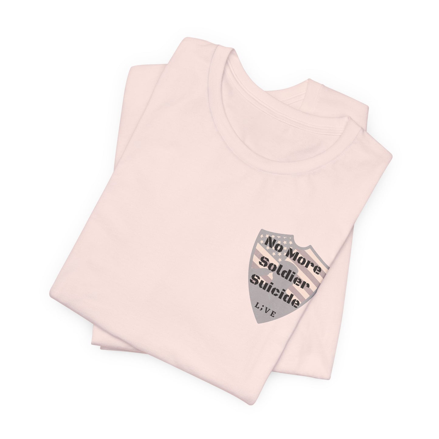 Unisex Jersey Short Sleeve Tee - No More Soldier Suicide L;VE T-Shirts