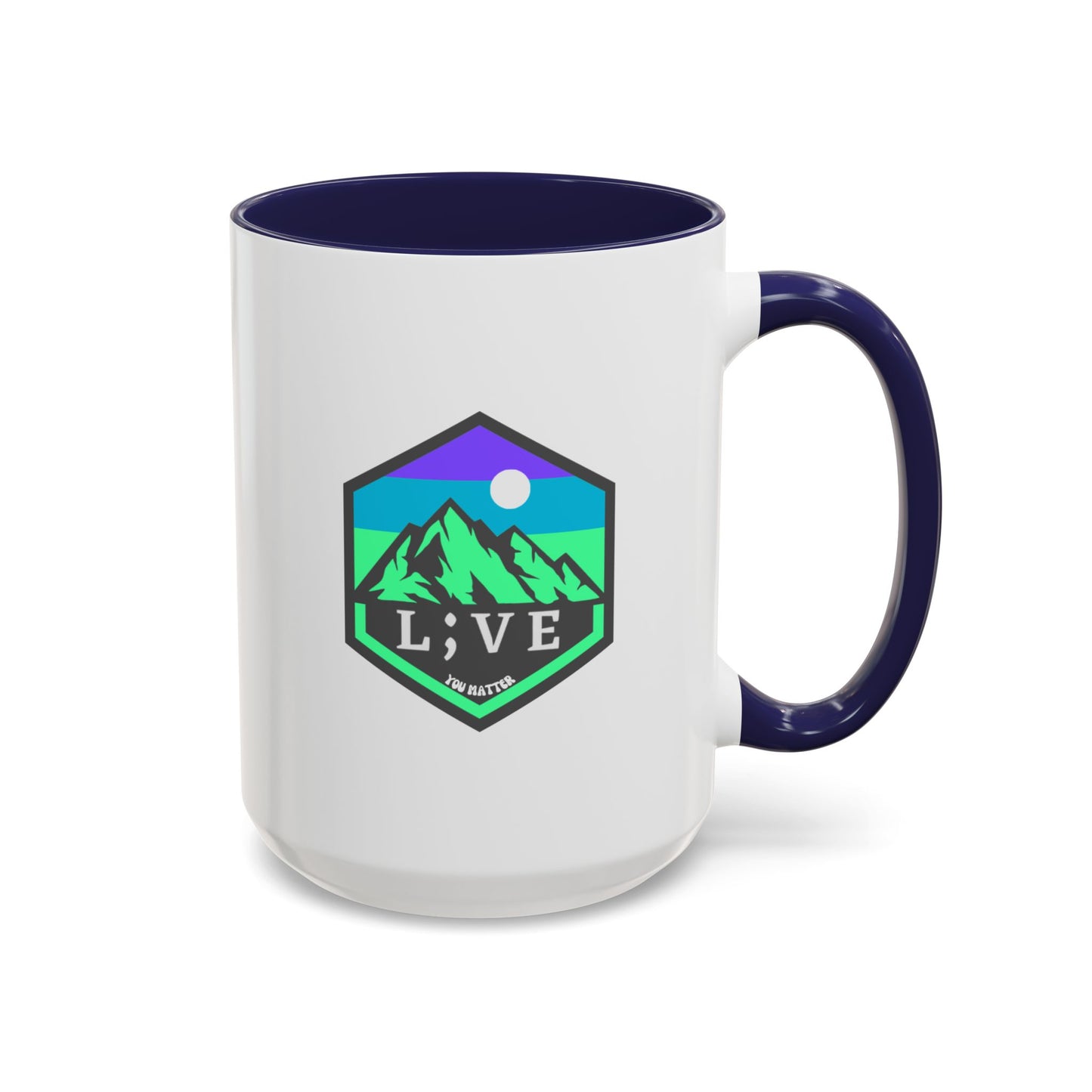 Coffee Mug, L;VE Mental Health, "I'm not procrastinating. I'm just giving my brain a mental health day" 15oz