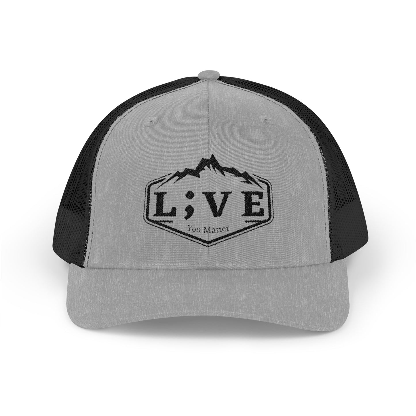 L;VE Branded Snapback Trucker Cap, Adventure Hat, Outdoor Lifestyle