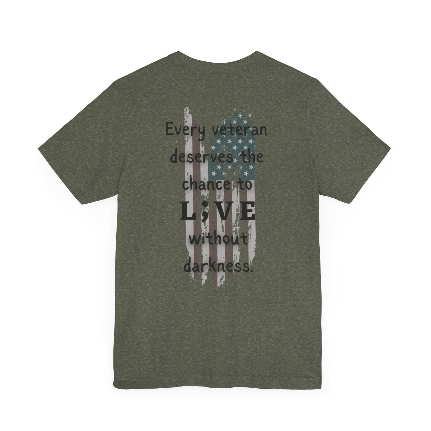 Unisex Jersey Short Sleeve Tee - No More Soldier Suicide L;VE T-Shirts
