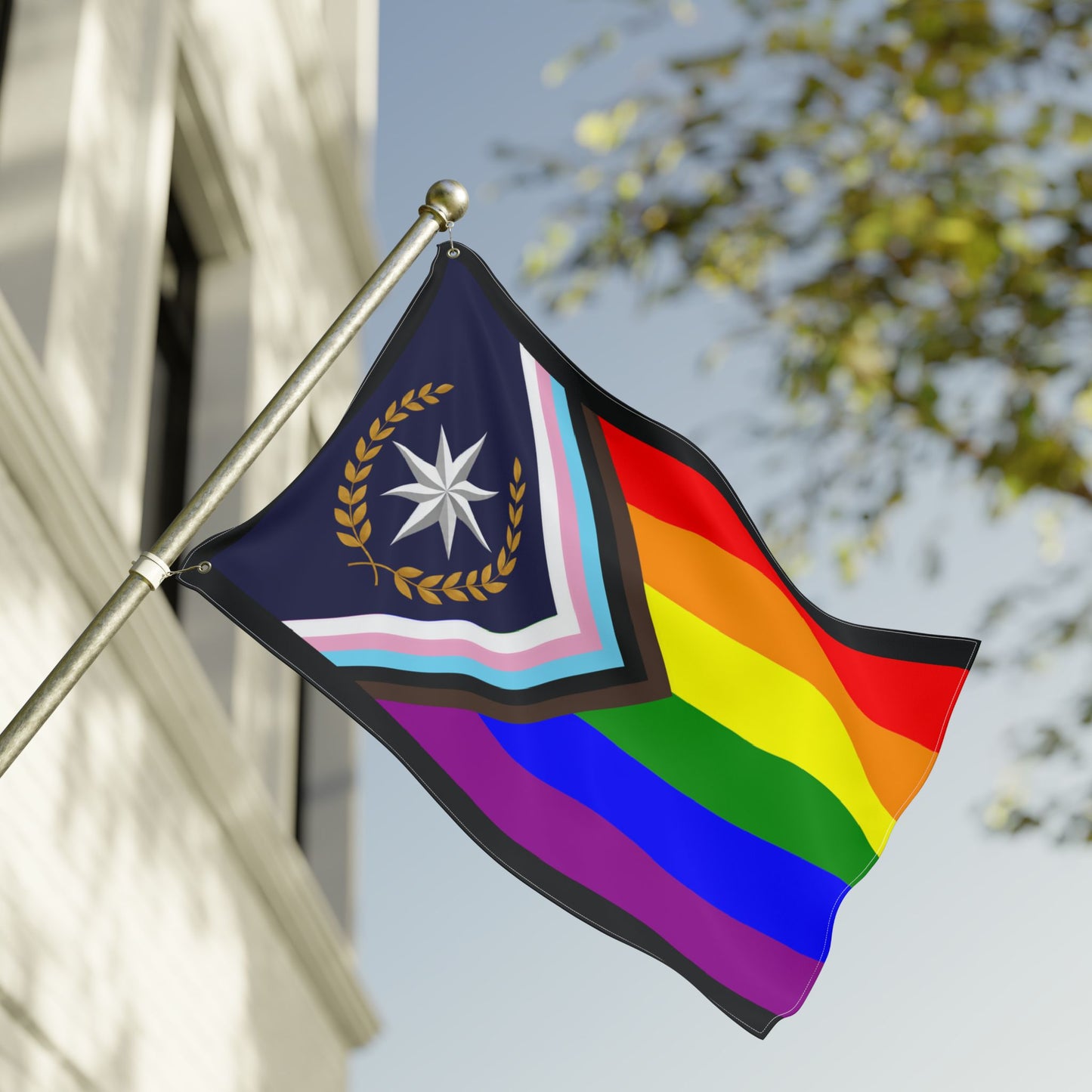Double-Sided Pride Sentinel Flag