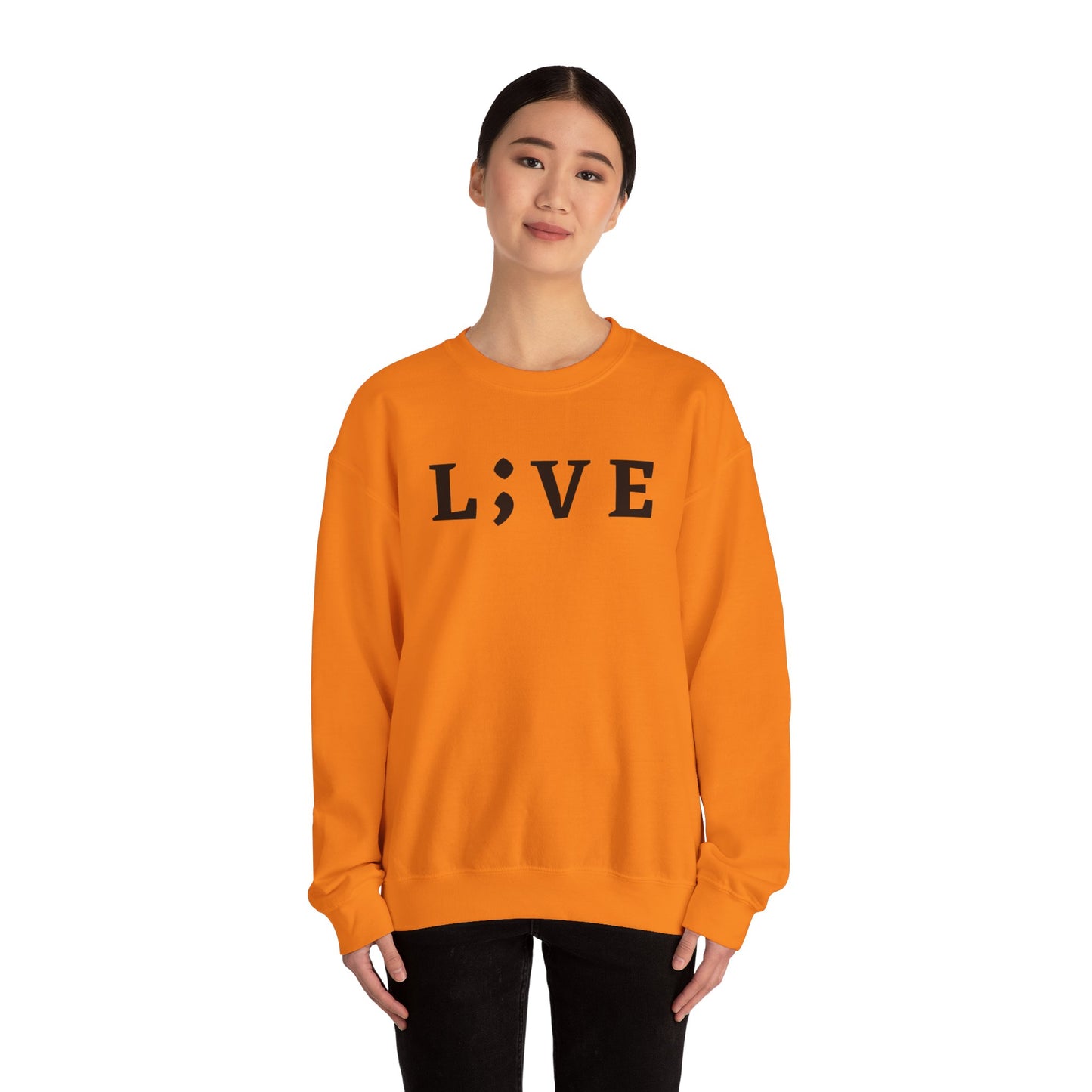 L;VE Suicide Prevention Crewneck Sweatshirt