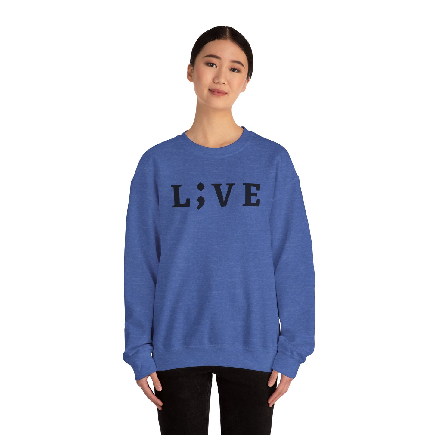 L;VE Suicide Prevention Crewneck Sweatshirt