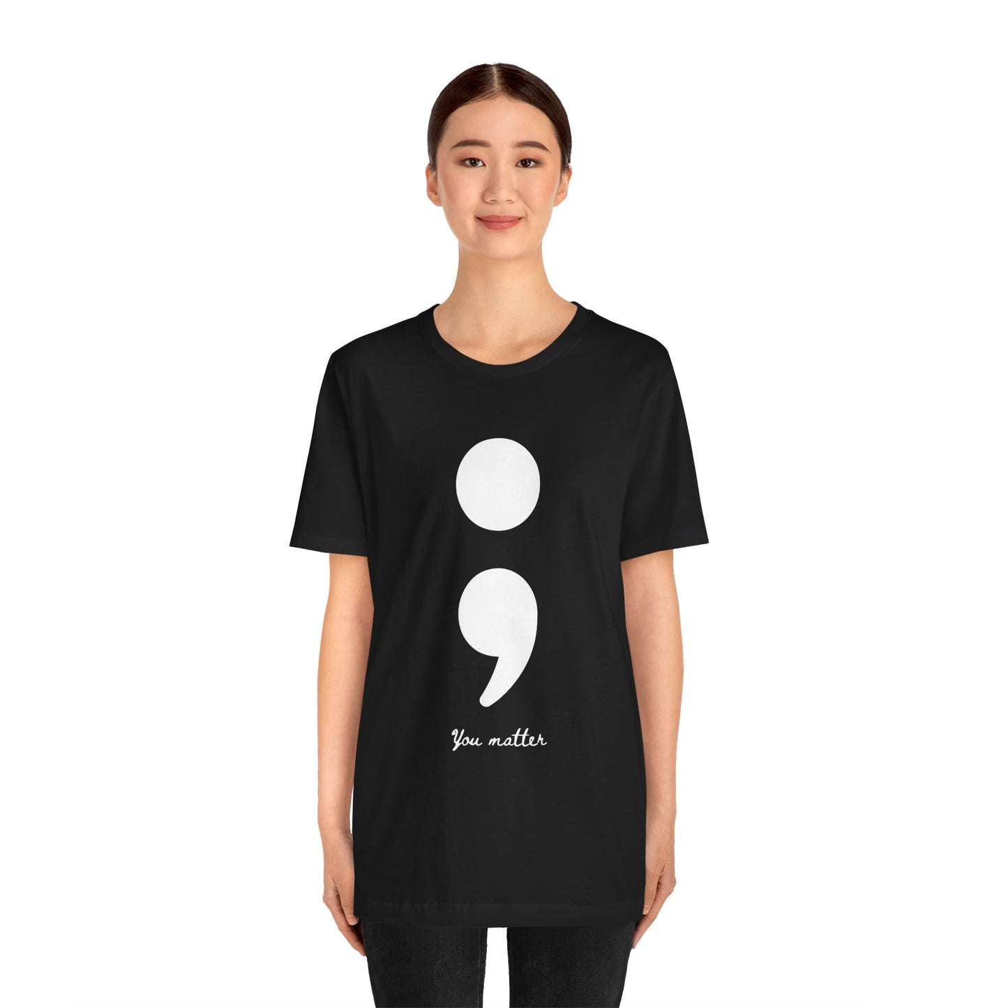 Semicolon Tee for Suicide Prevention