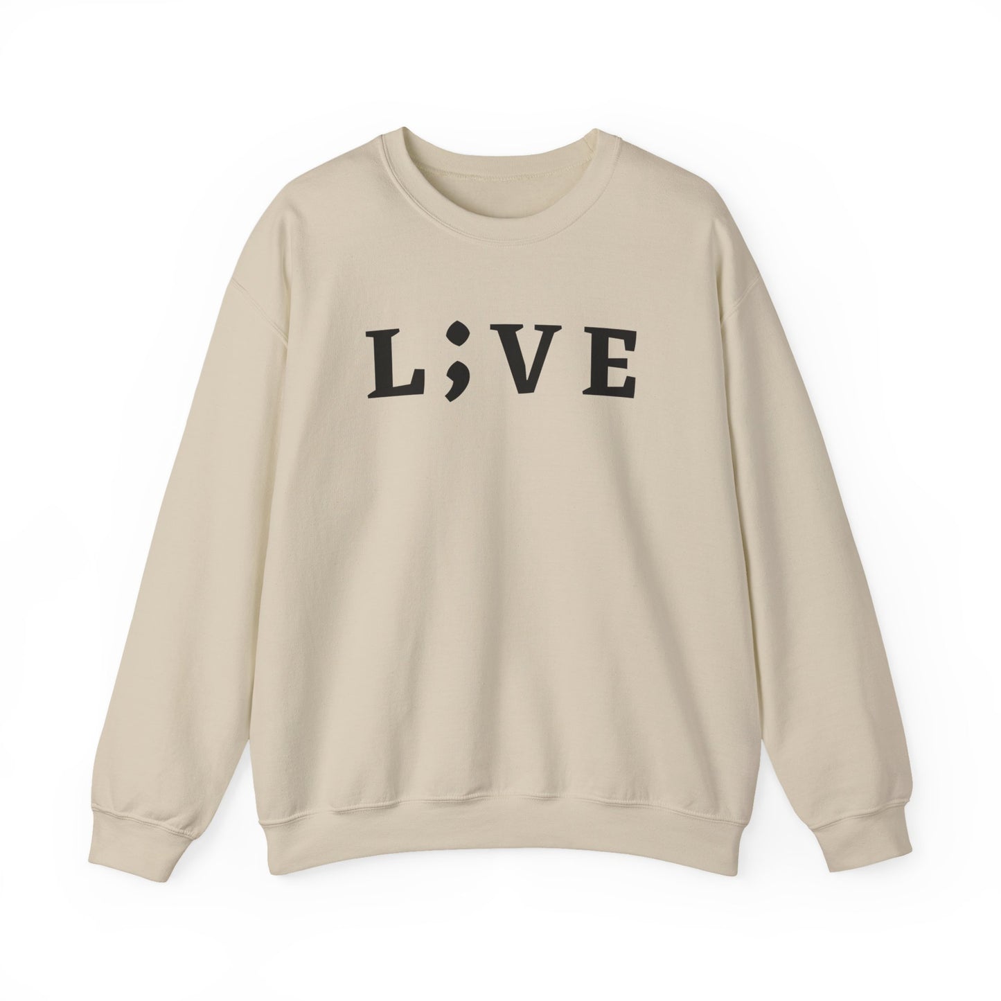 L;VE Suicide Prevention Crewneck Sweatshirt