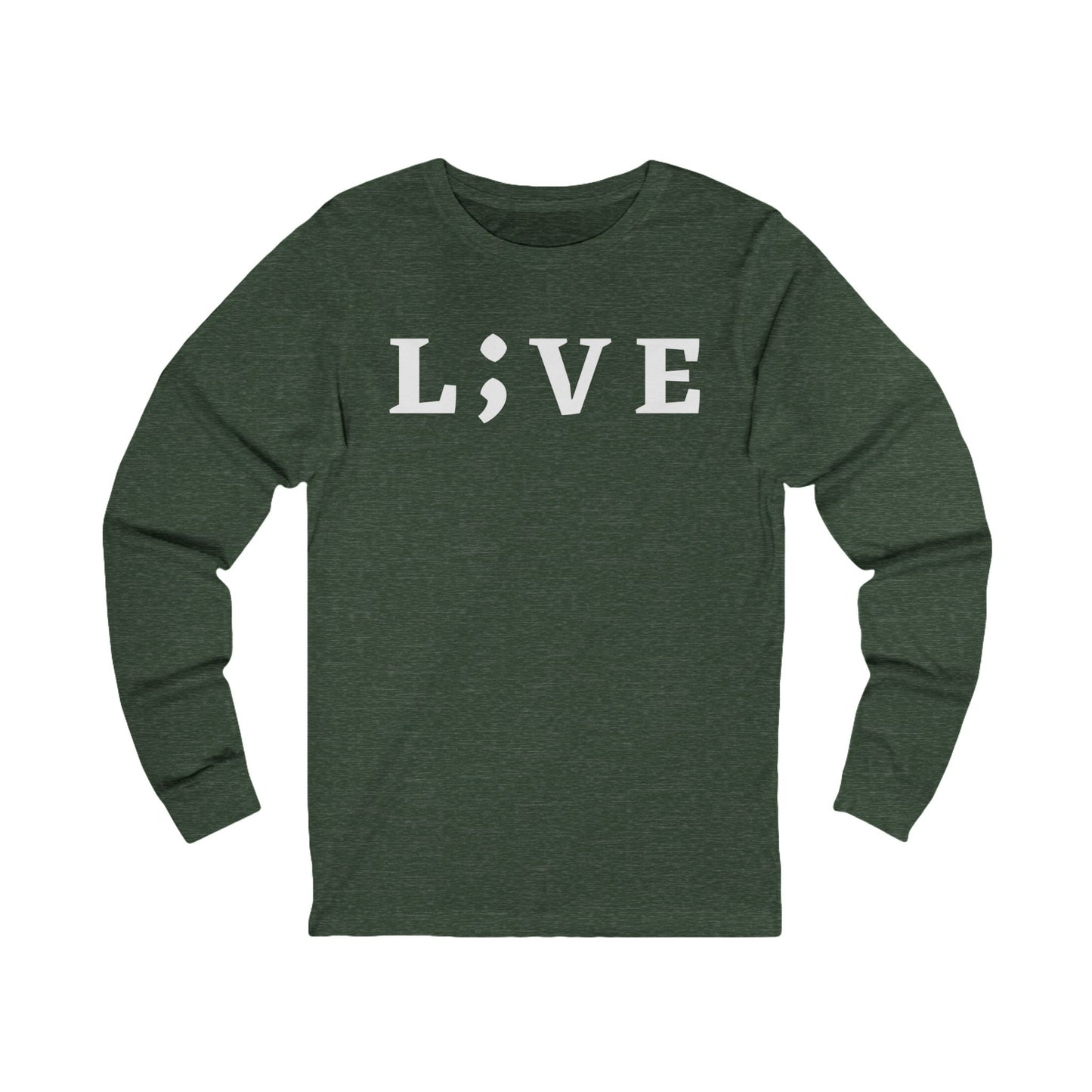 Long Sleeve L;VE Shirt - Suicide Prevention Awareness Unisex Tee