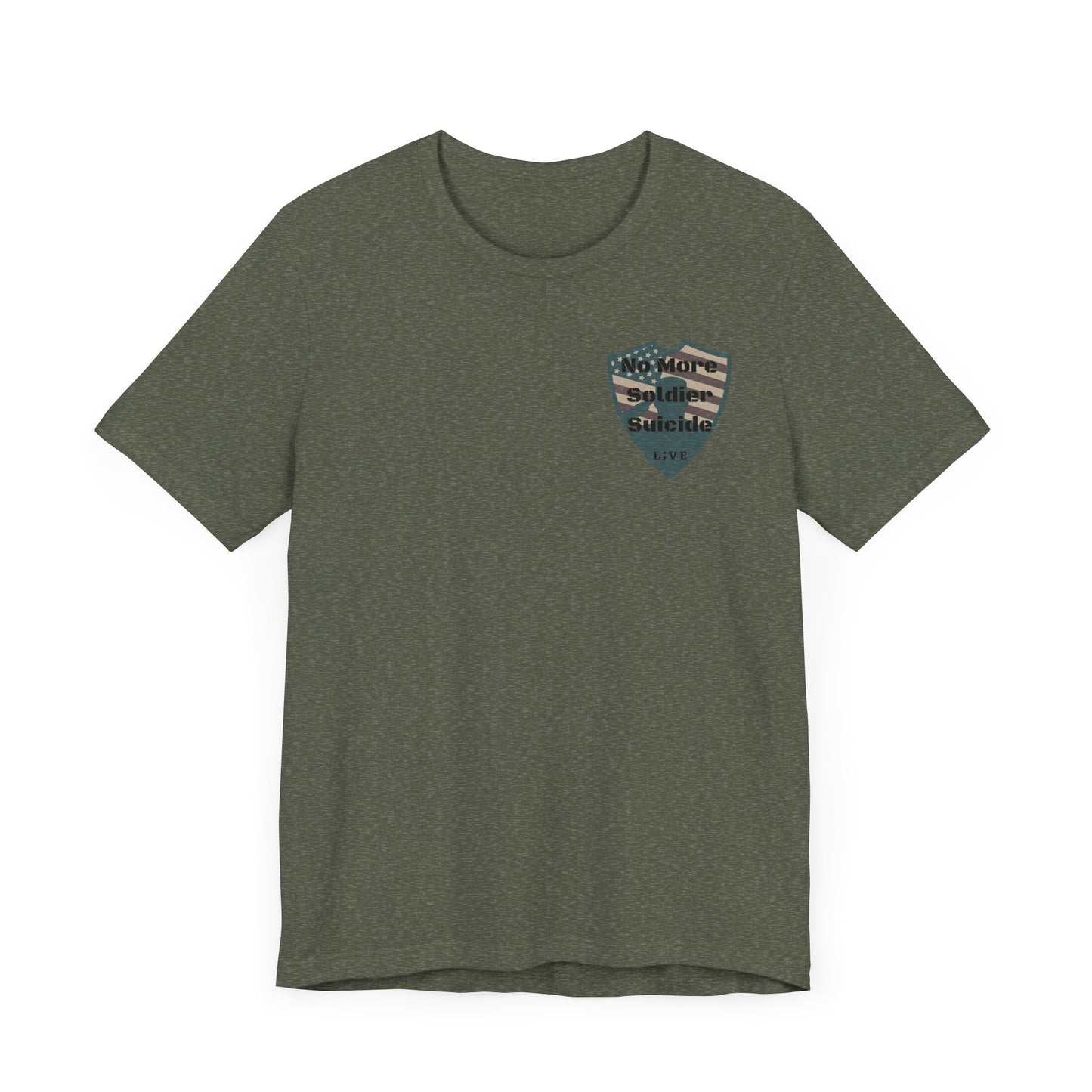 Unisex Jersey Short Sleeve Tee - No More Soldier Suicide L;VE T-Shirts