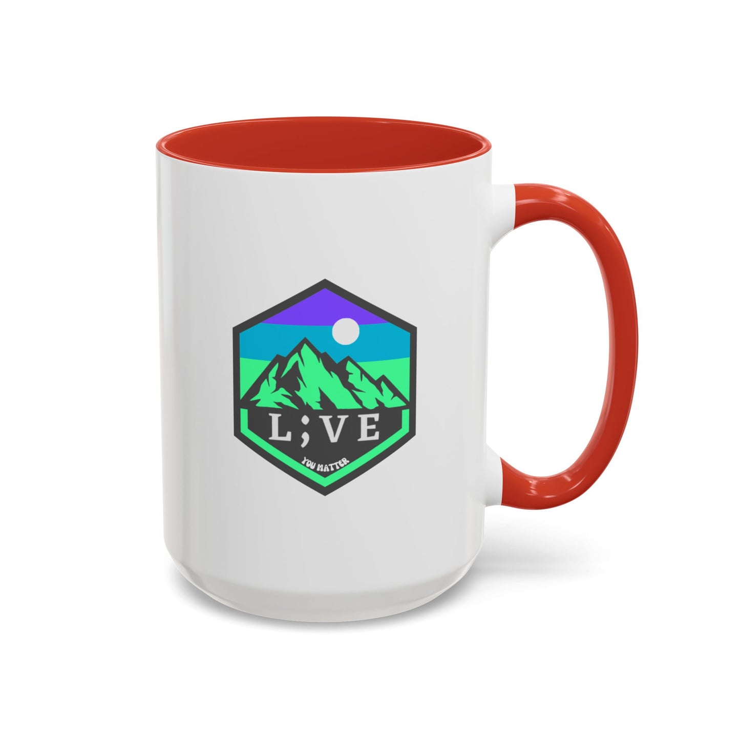 Coffee Mug, L;VE Mental Health, "I'm not procrastinating. I'm just giving my brain a mental health day" 15oz