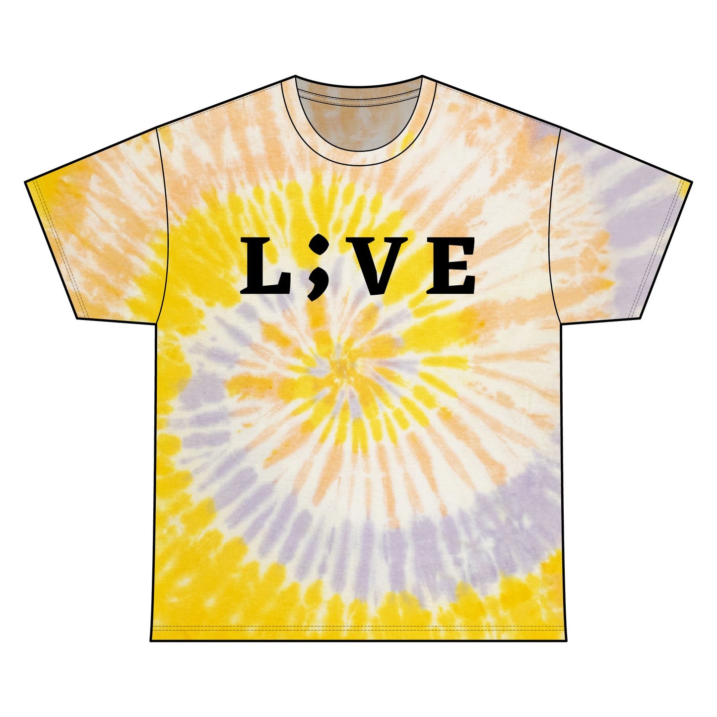 Tie-Dye Suicide Prevention Awareness Tee