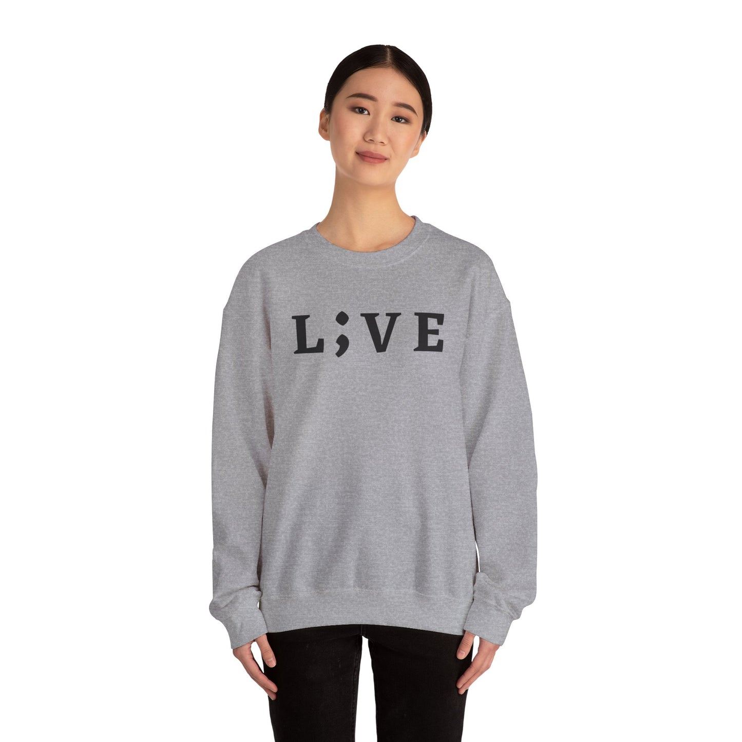 L;VE Suicide Prevention Crewneck Sweatshirt