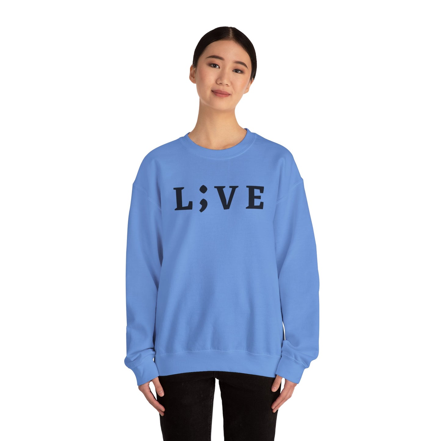 L;VE Suicide Prevention Crewneck Sweatshirt