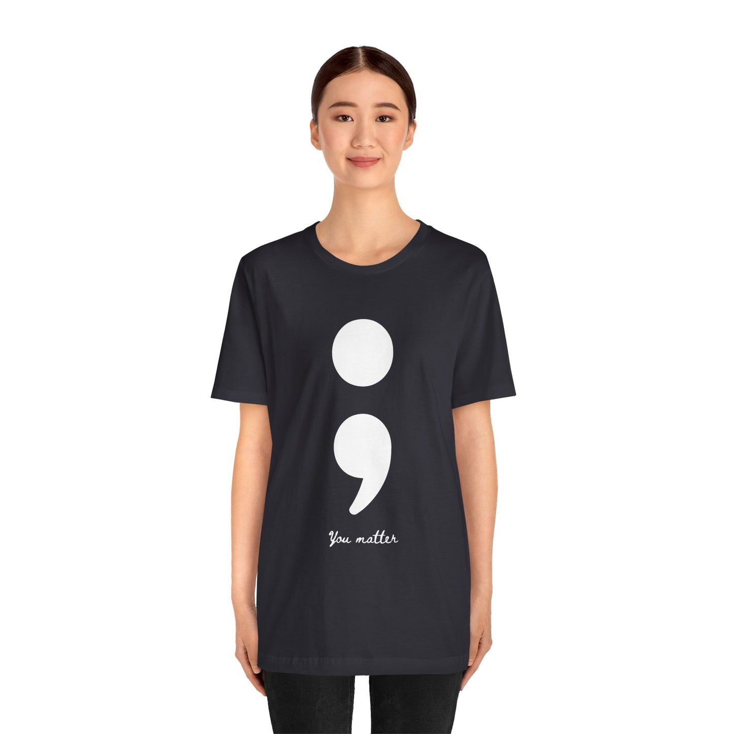 Semicolon Tee for Suicide Prevention