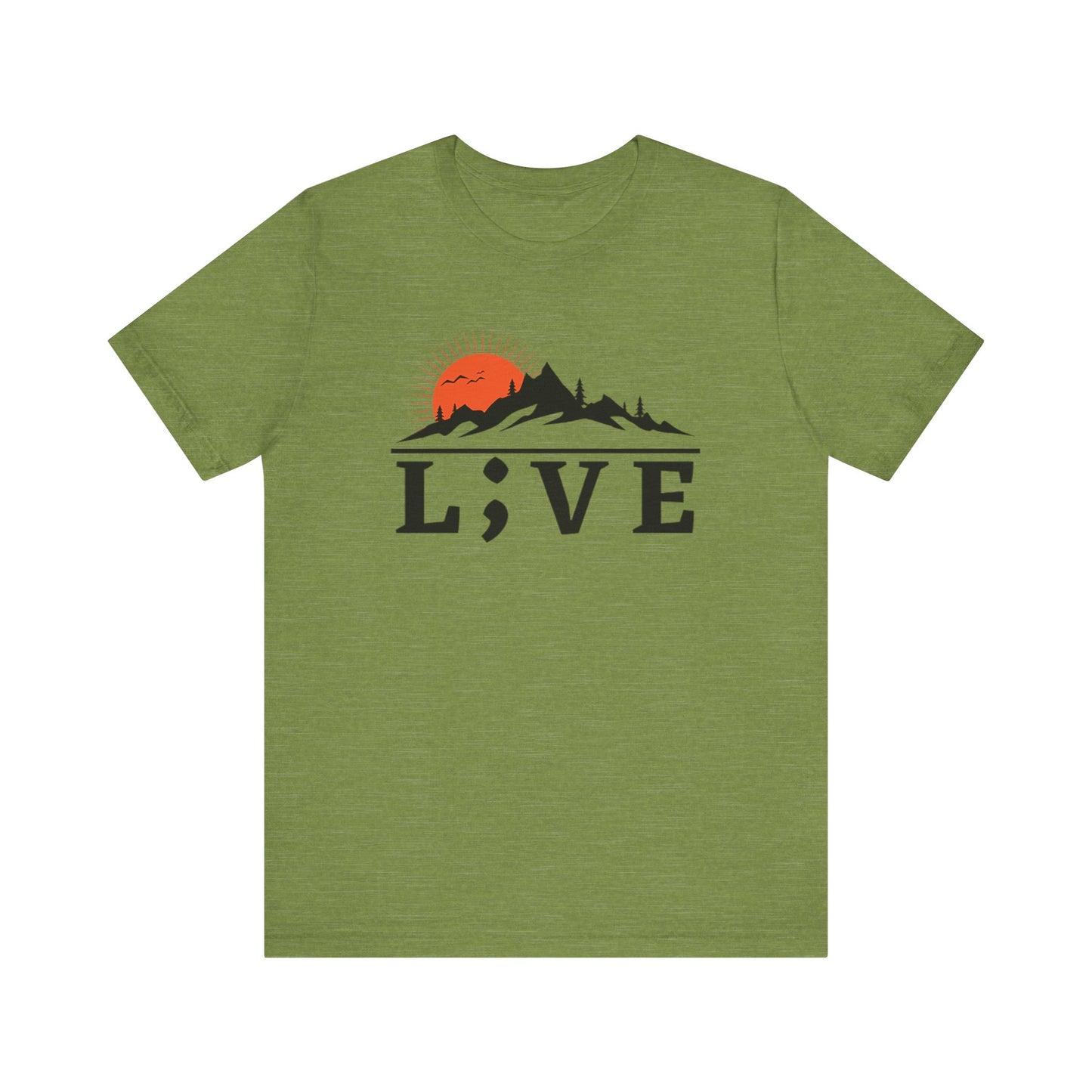 Sunrise Mountains L;VE Unisex Tee - Suicide Prevention Awareness