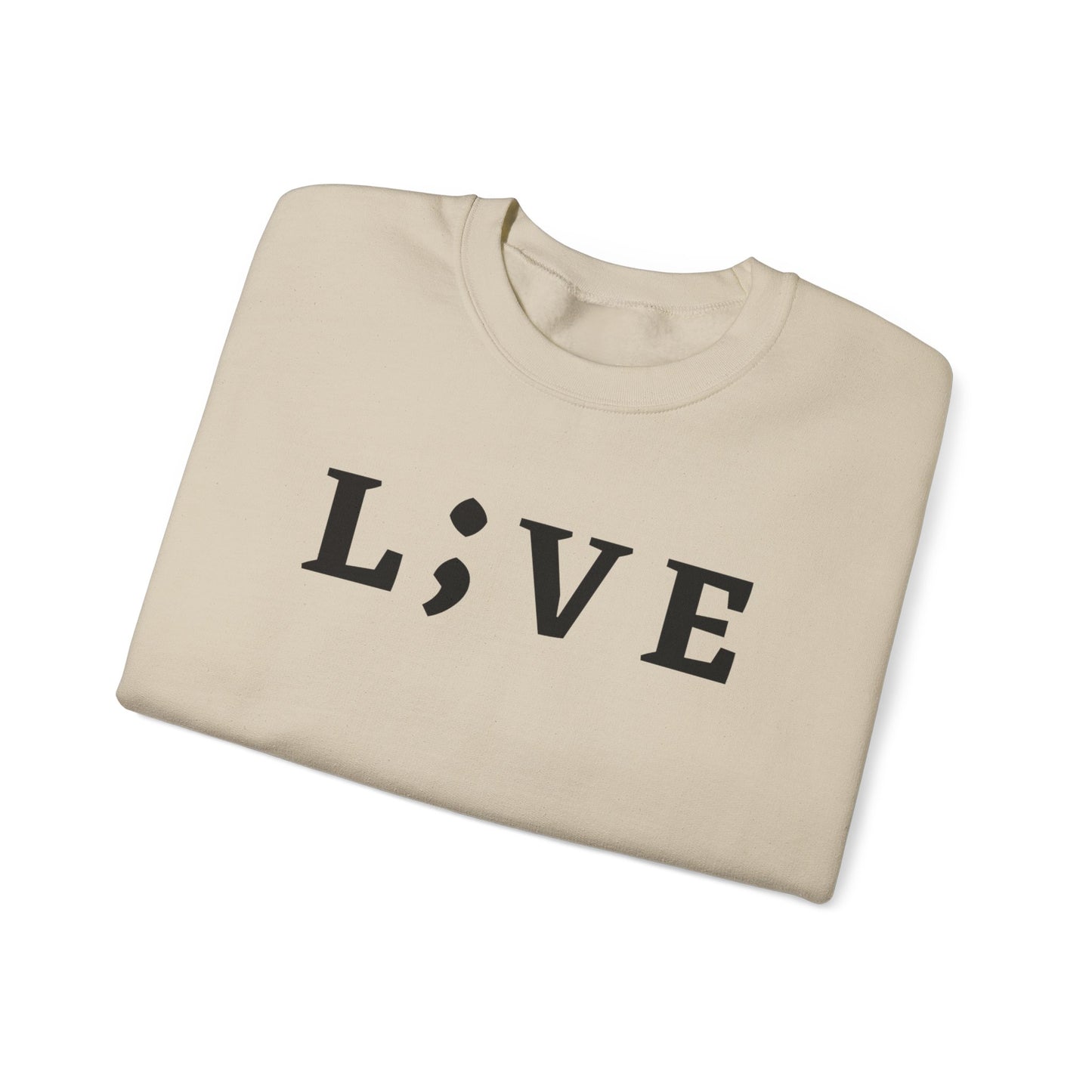L;VE Suicide Prevention Crewneck Sweatshirt