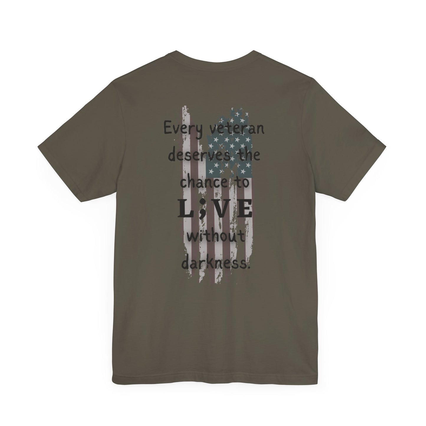 Unisex Jersey Short Sleeve Tee - No More Soldier Suicide L;VE T-Shirts