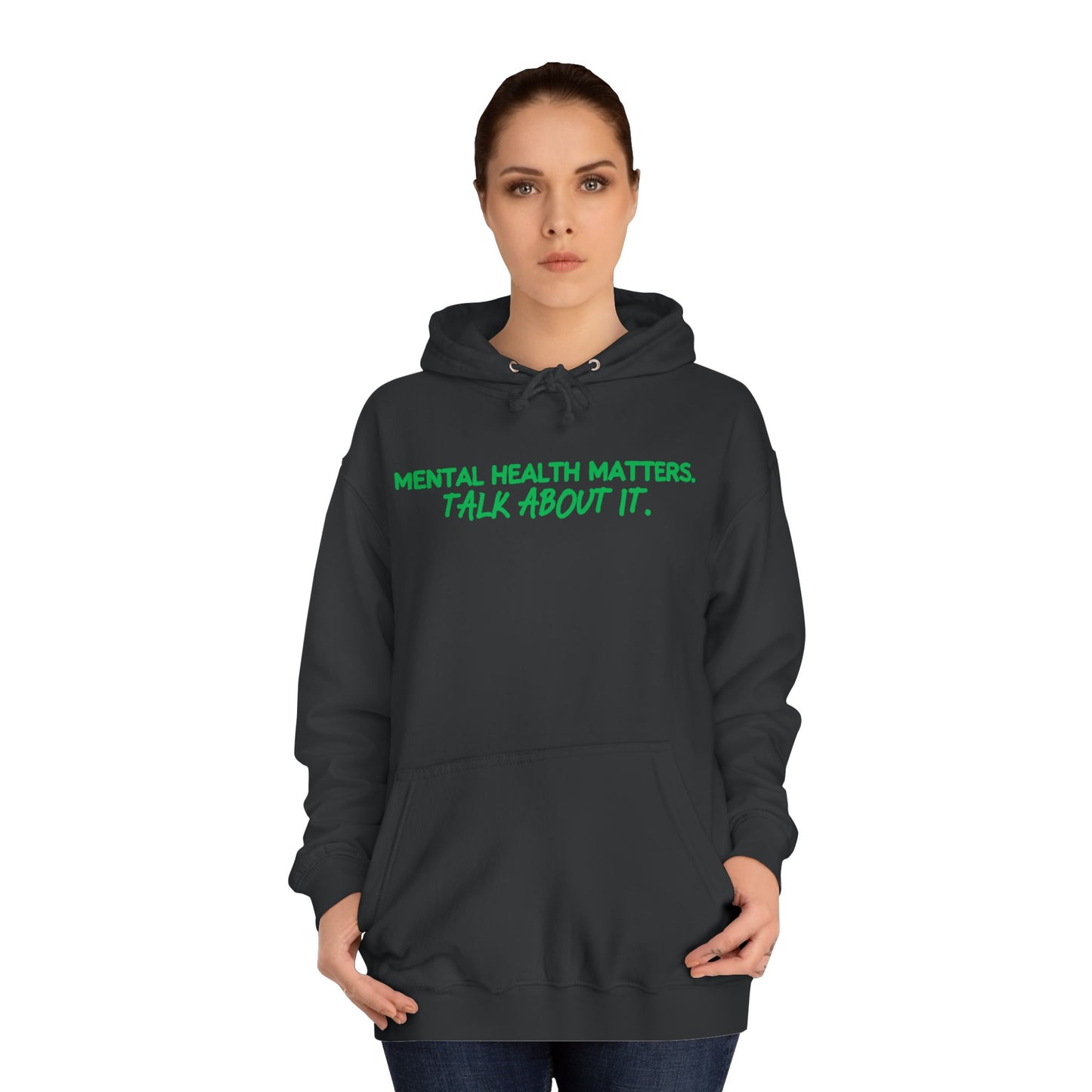 Mental Health Awareness Unisex  Hoodie 'Mental Health Matters - Talk About It"