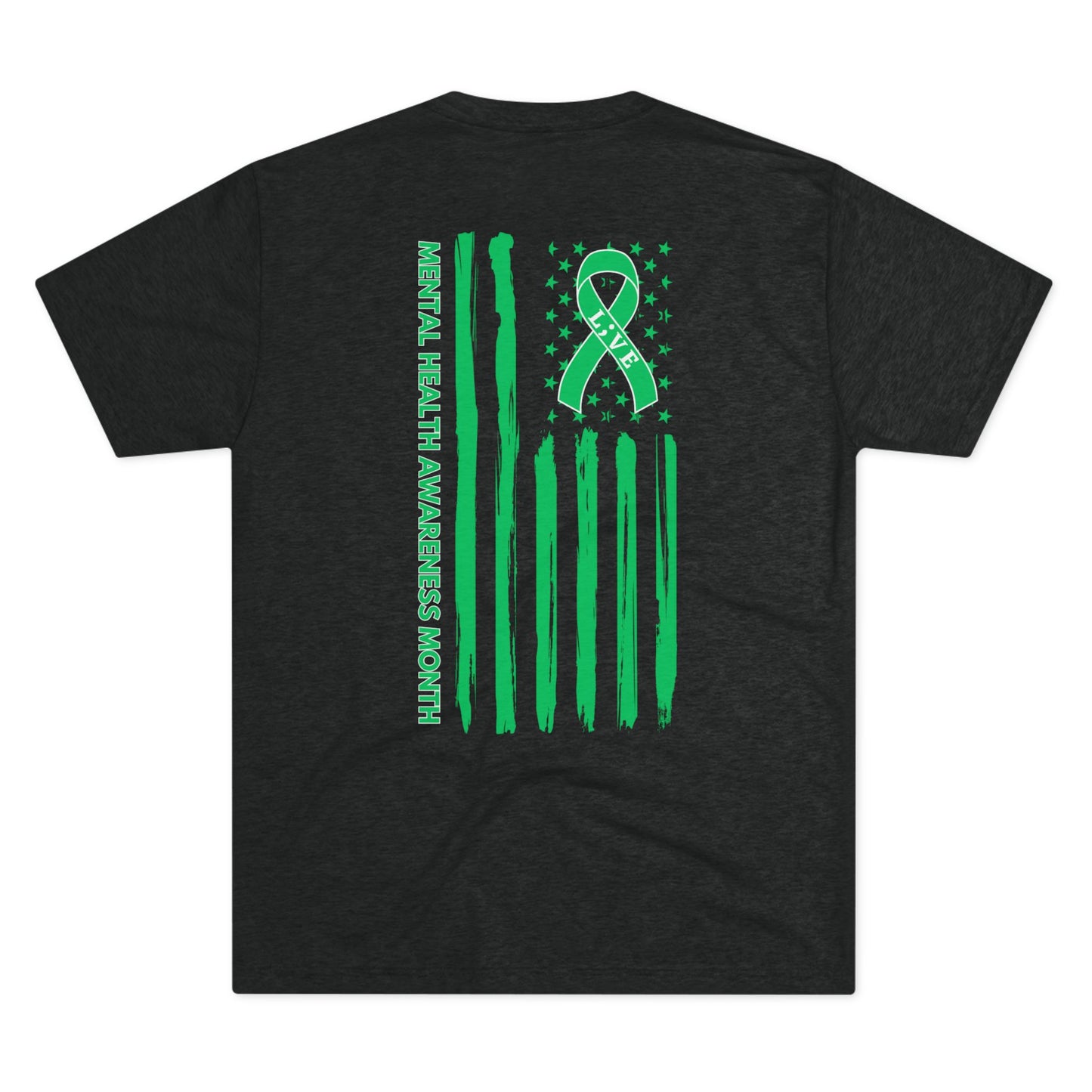 Mental Health Awareness Crew Tee - In a World of Noise, Find Your Inner Peace T-Shirt