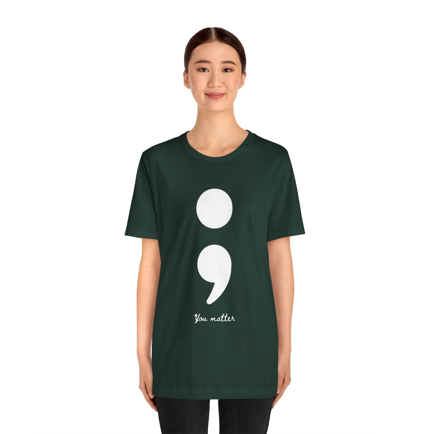 Semicolon Tee for Suicide Prevention