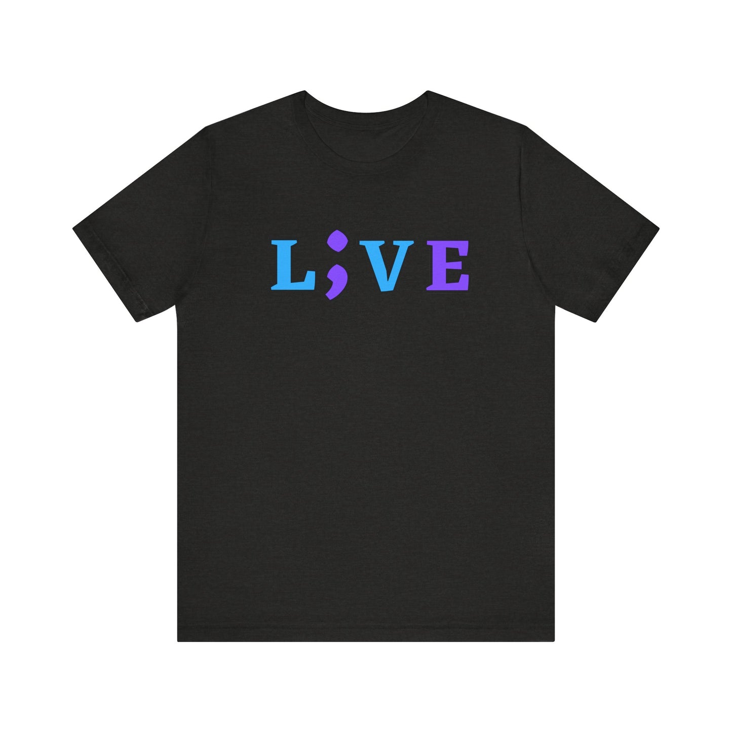 Suicide Prevention T-Shirt - L;VE, "You Matter", "Continue your story", and "Call 988"