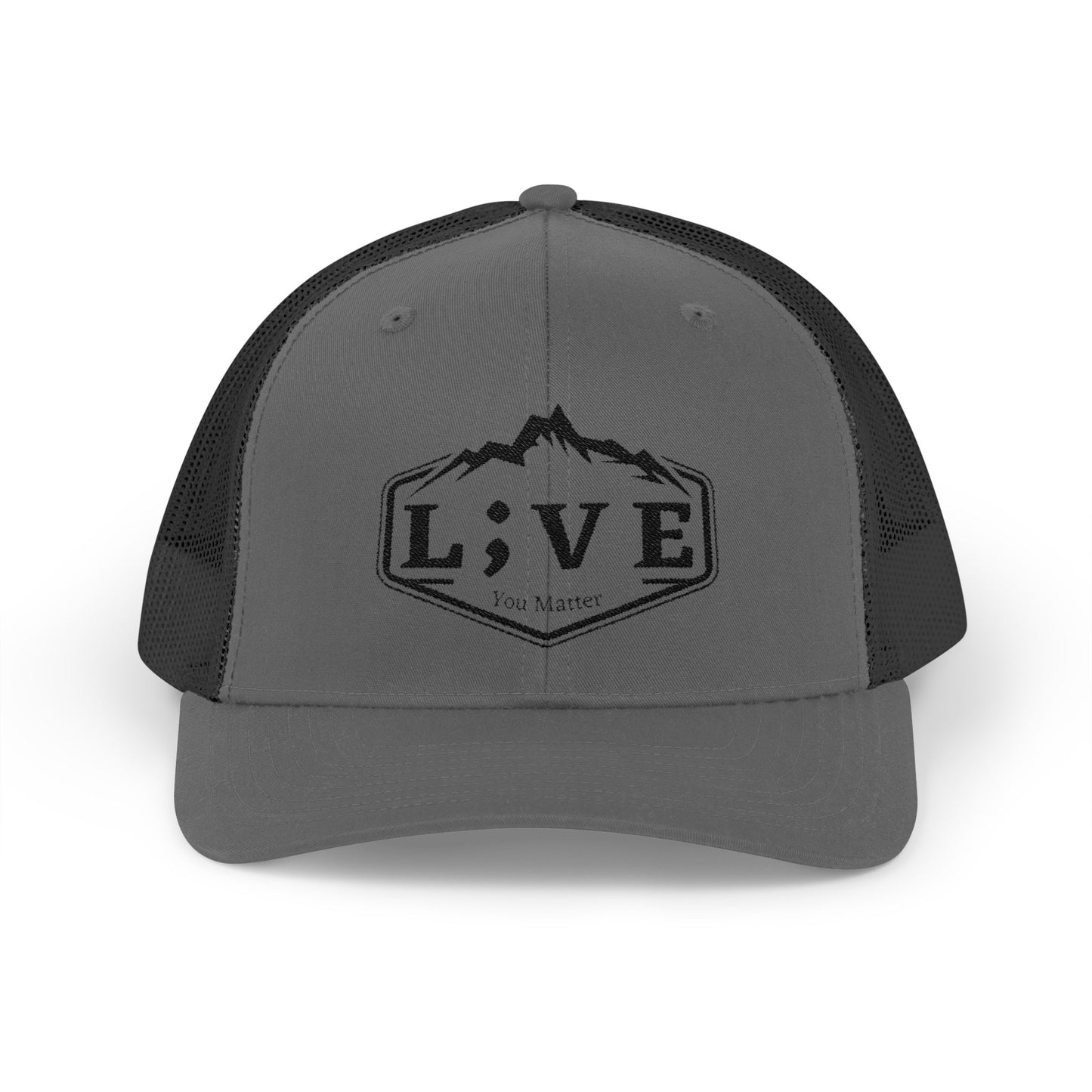 L;VE Branded Snapback Trucker Cap, Adventure Hat, Outdoor Lifestyle