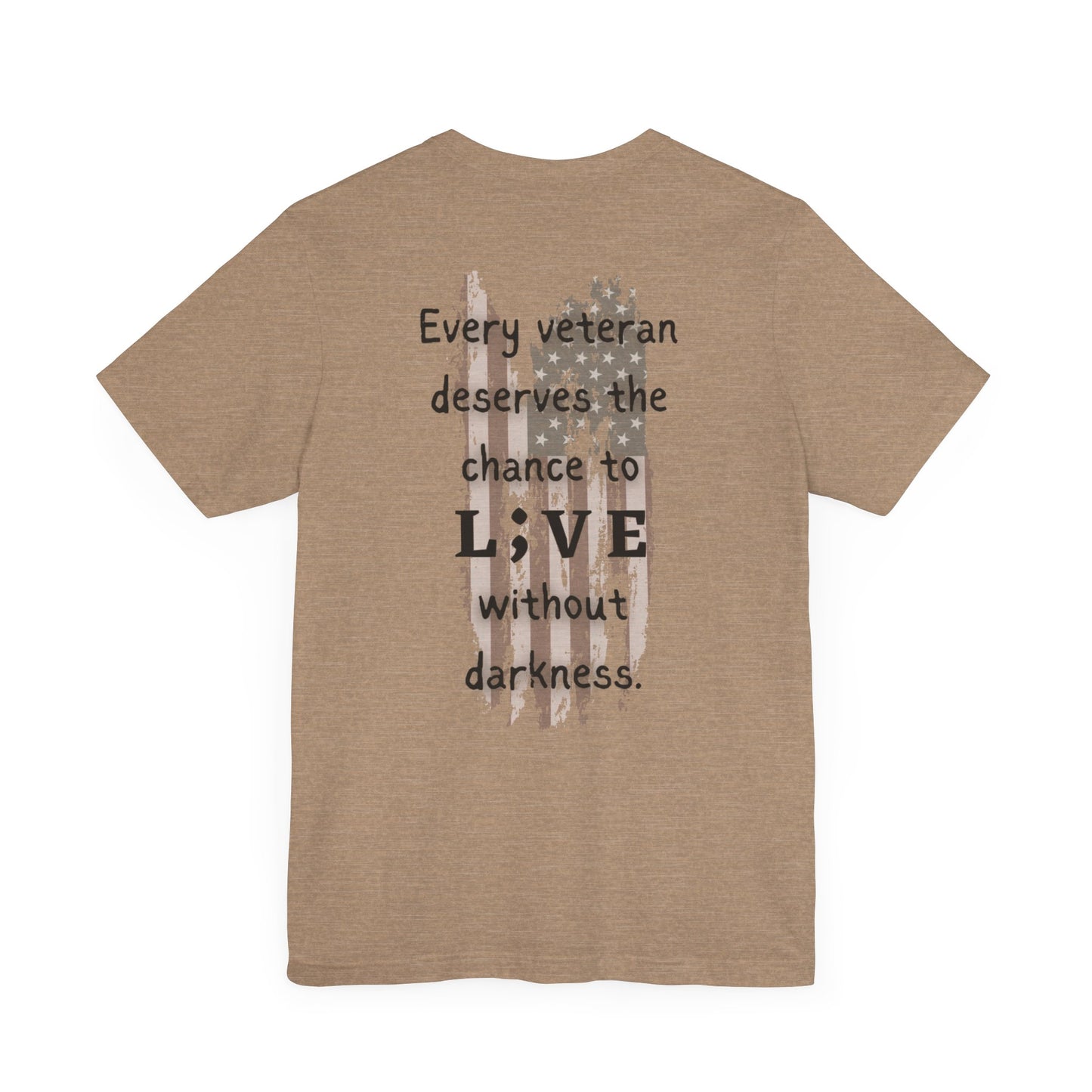 Unisex Jersey Short Sleeve Tee - No More Soldier Suicide L;VE T-Shirts
