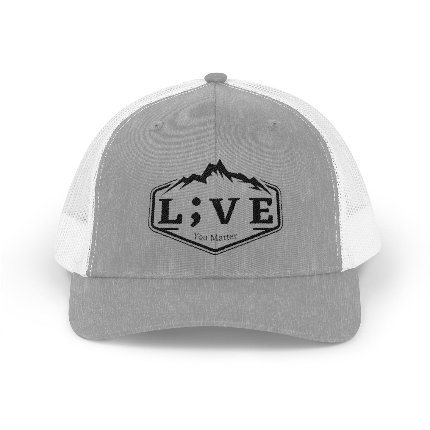 L;VE Branded Snapback Trucker Cap, Adventure Hat, Outdoor Lifestyle