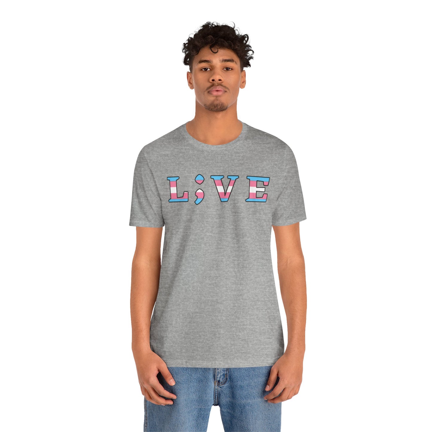 Tee - L;VE Trans Colors for Suicide Prevention