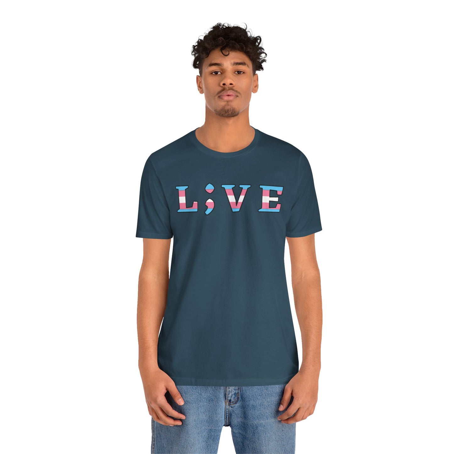 Tee - L;VE Trans Colors for Suicide Prevention