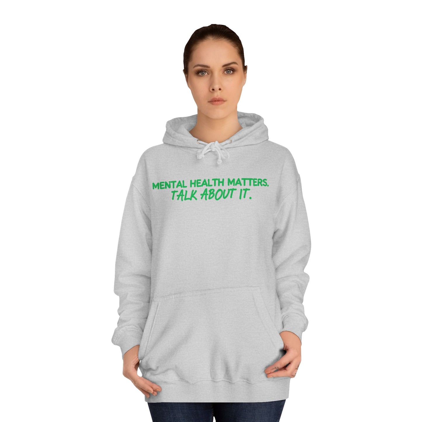 Mental Health Awareness Unisex  Hoodie 'Mental Health Matters - Talk About It"