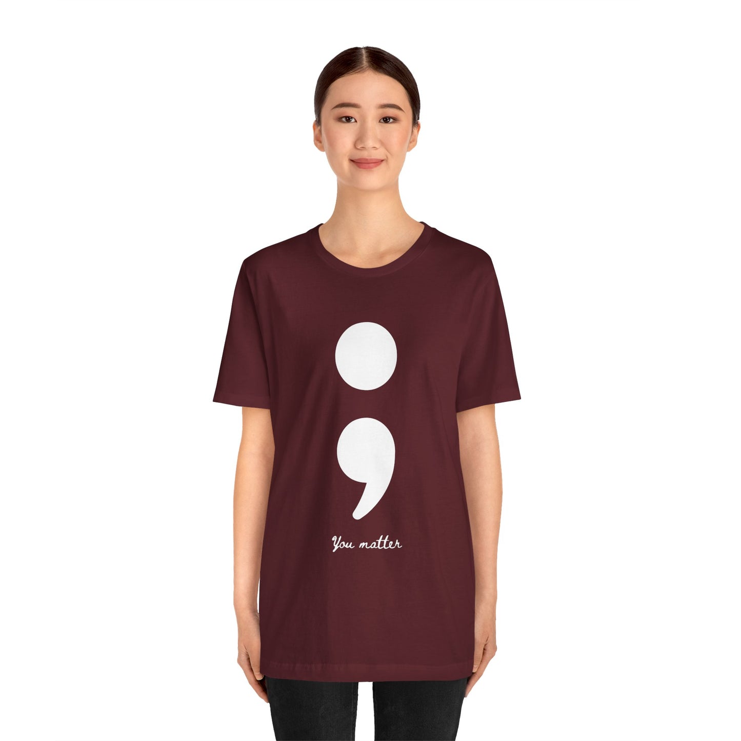 Semicolon Tee for Suicide Prevention