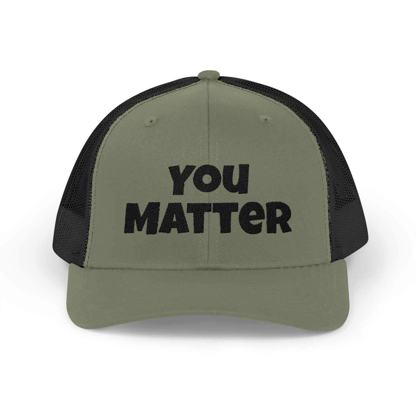 Empowering Trucker Cap - You Matter, Affirmation Hat, Gift for Advocates, Mental Health Support, Positive Message Gear