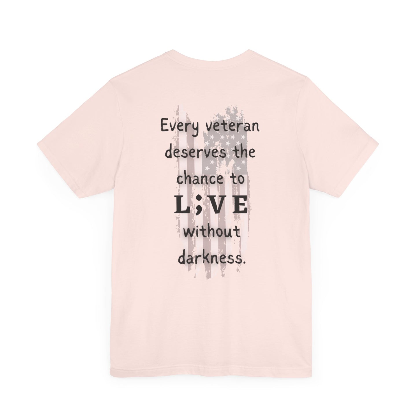 Unisex Jersey Short Sleeve Tee - No More Soldier Suicide L;VE T-Shirts