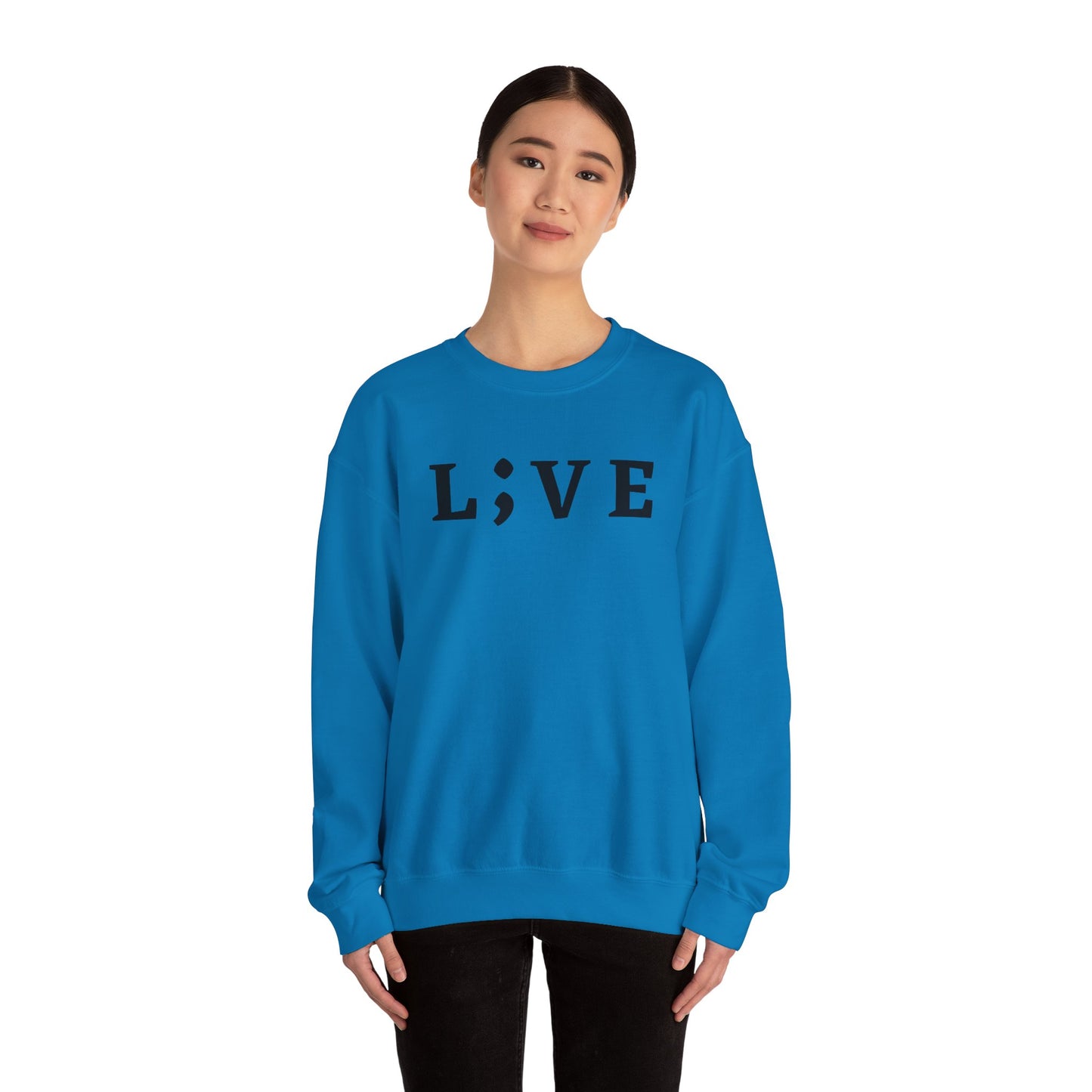 L;VE Suicide Prevention Crewneck Sweatshirt