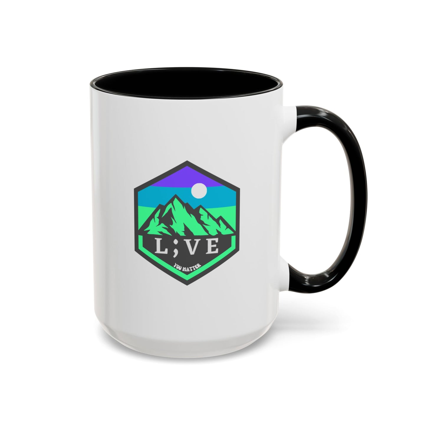Coffee Mug, L;VE Mental Health, "I'm not procrastinating. I'm just giving my brain a mental health day" 15oz