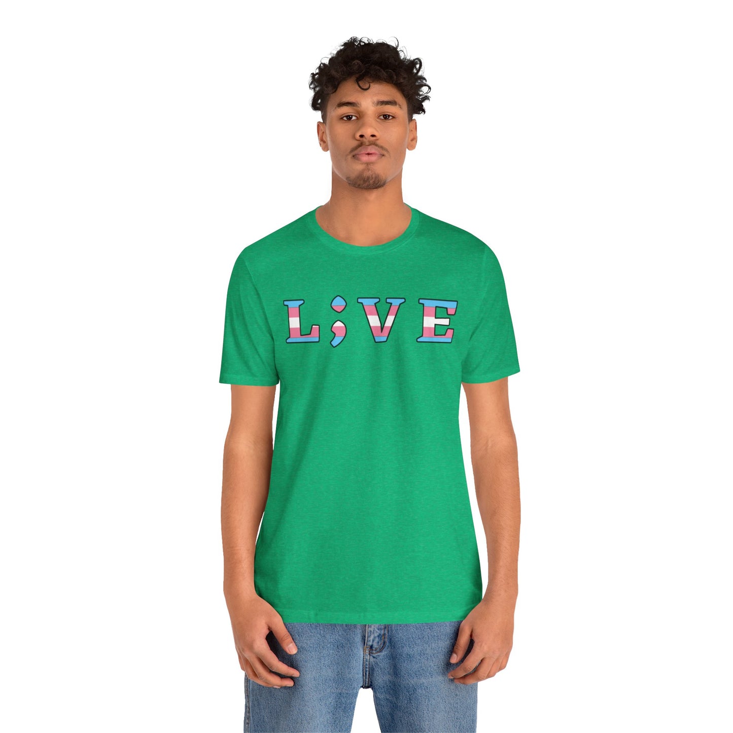 Tee - L;VE Trans Colors for Suicide Prevention