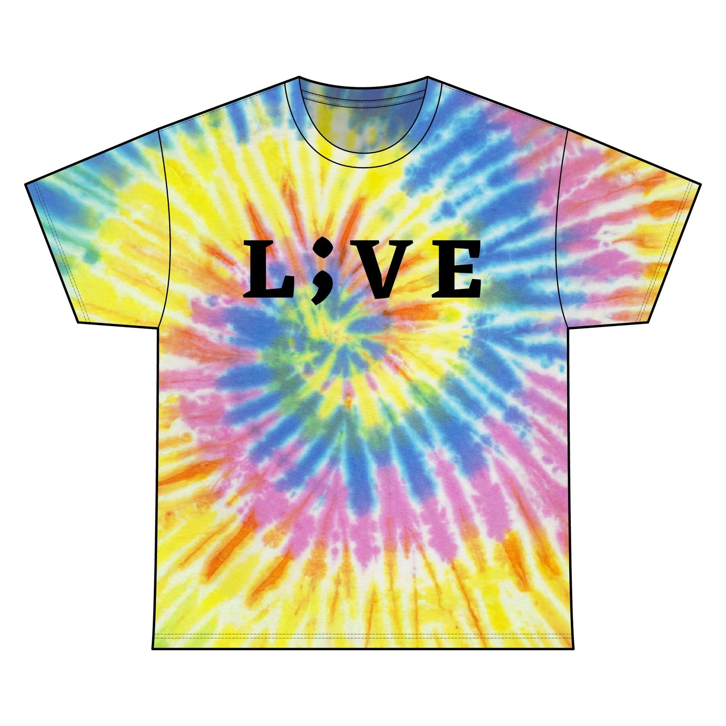 Tie-Dye Suicide Prevention Awareness Tee