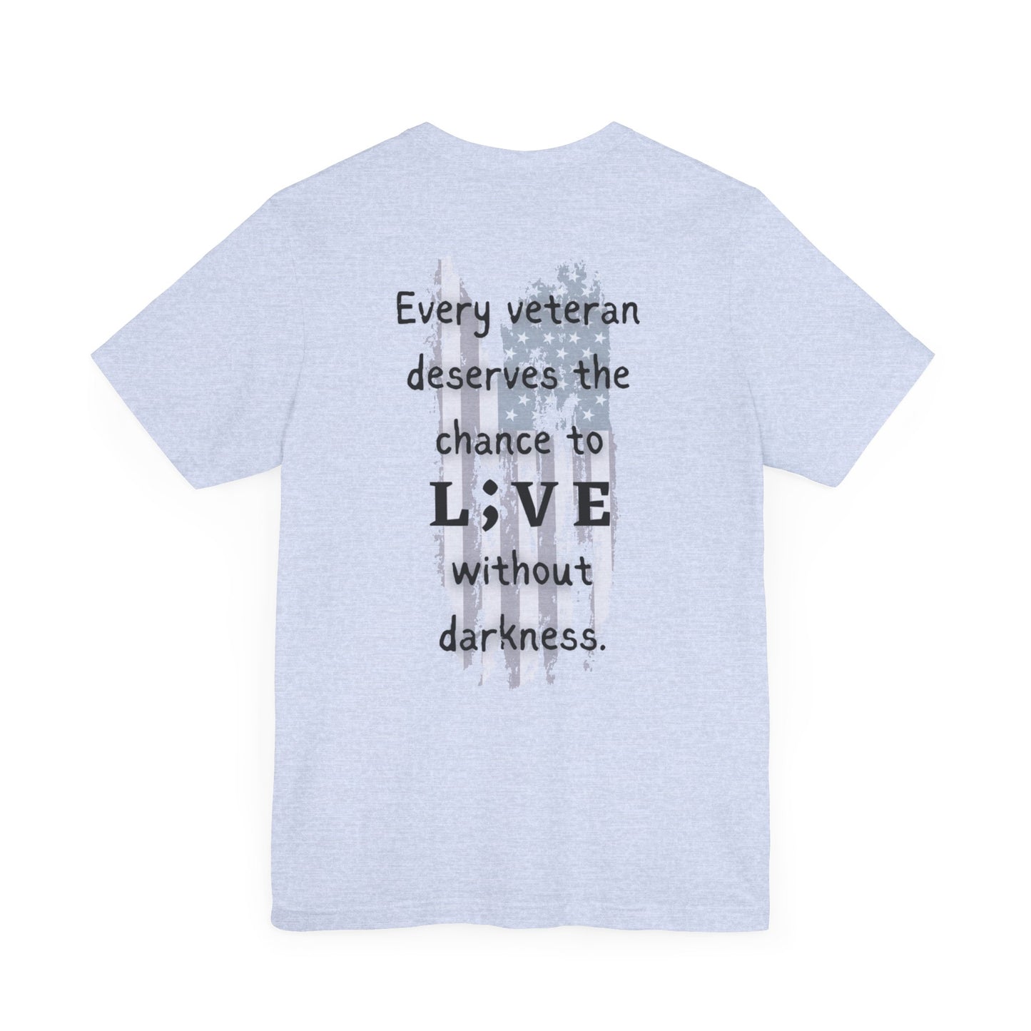 Unisex Jersey Short Sleeve Tee - No More Soldier Suicide L;VE T-Shirts