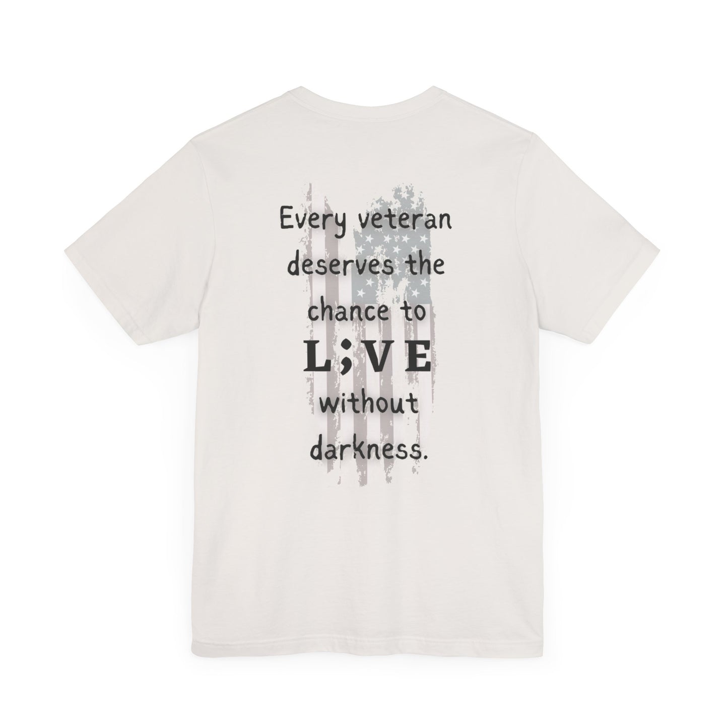 Unisex Jersey Short Sleeve Tee - No More Soldier Suicide L;VE T-Shirts