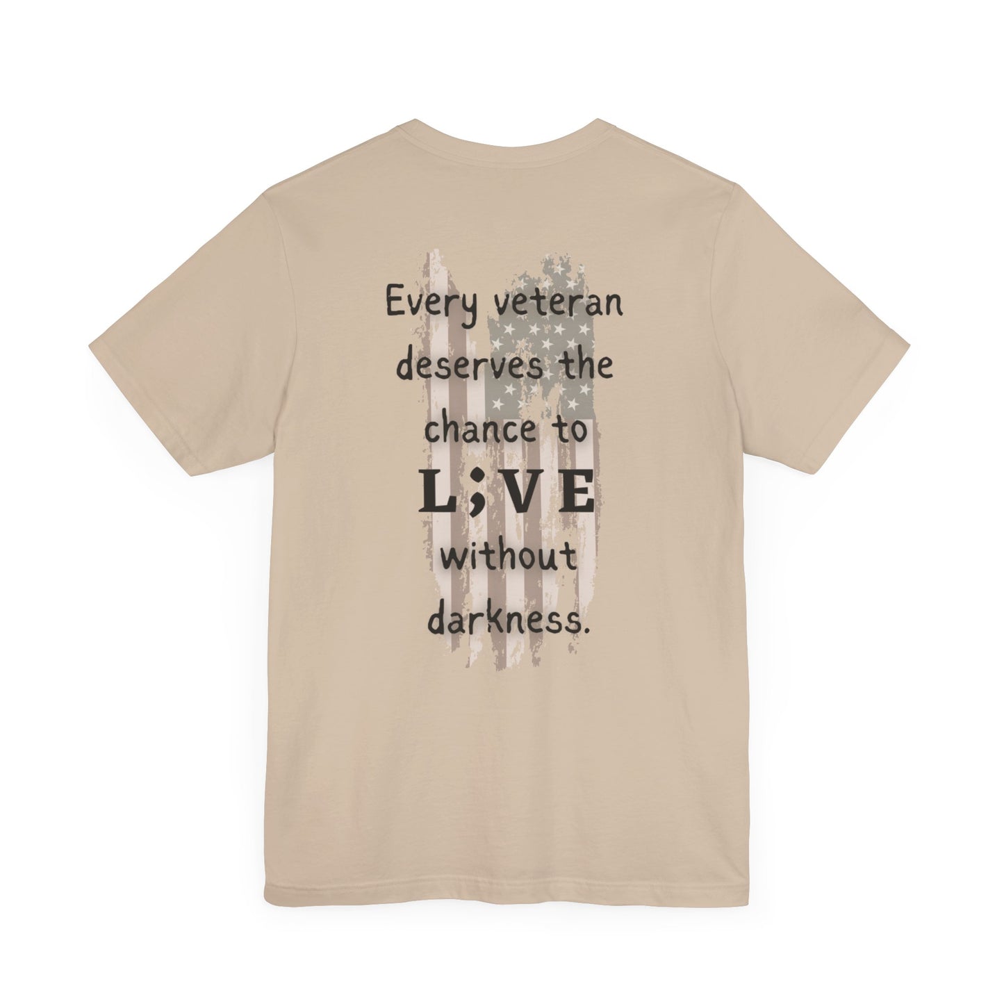 Unisex Jersey Short Sleeve Tee - No More Soldier Suicide L;VE T-Shirts