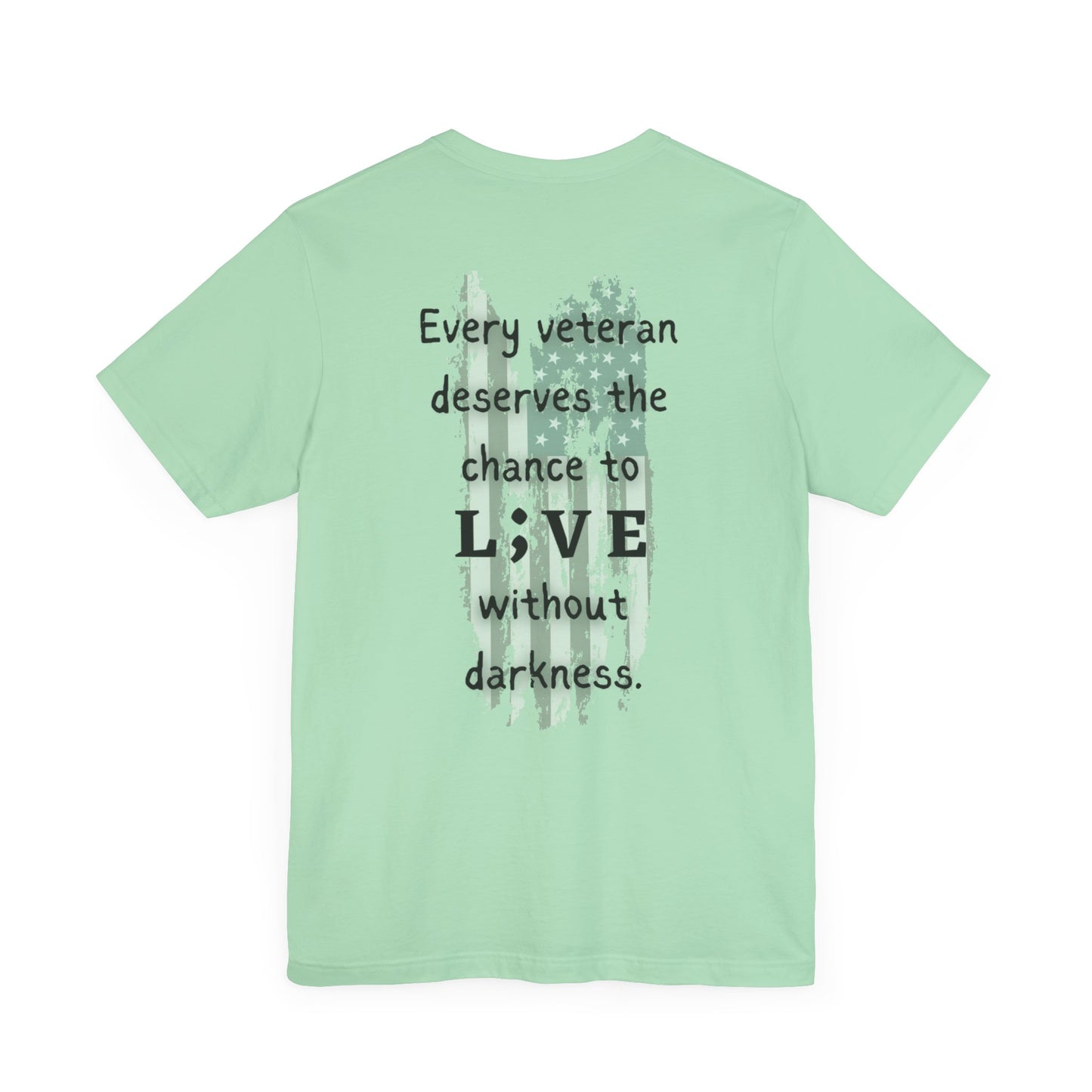 Unisex Jersey Short Sleeve Tee - No More Soldier Suicide L;VE T-Shirts