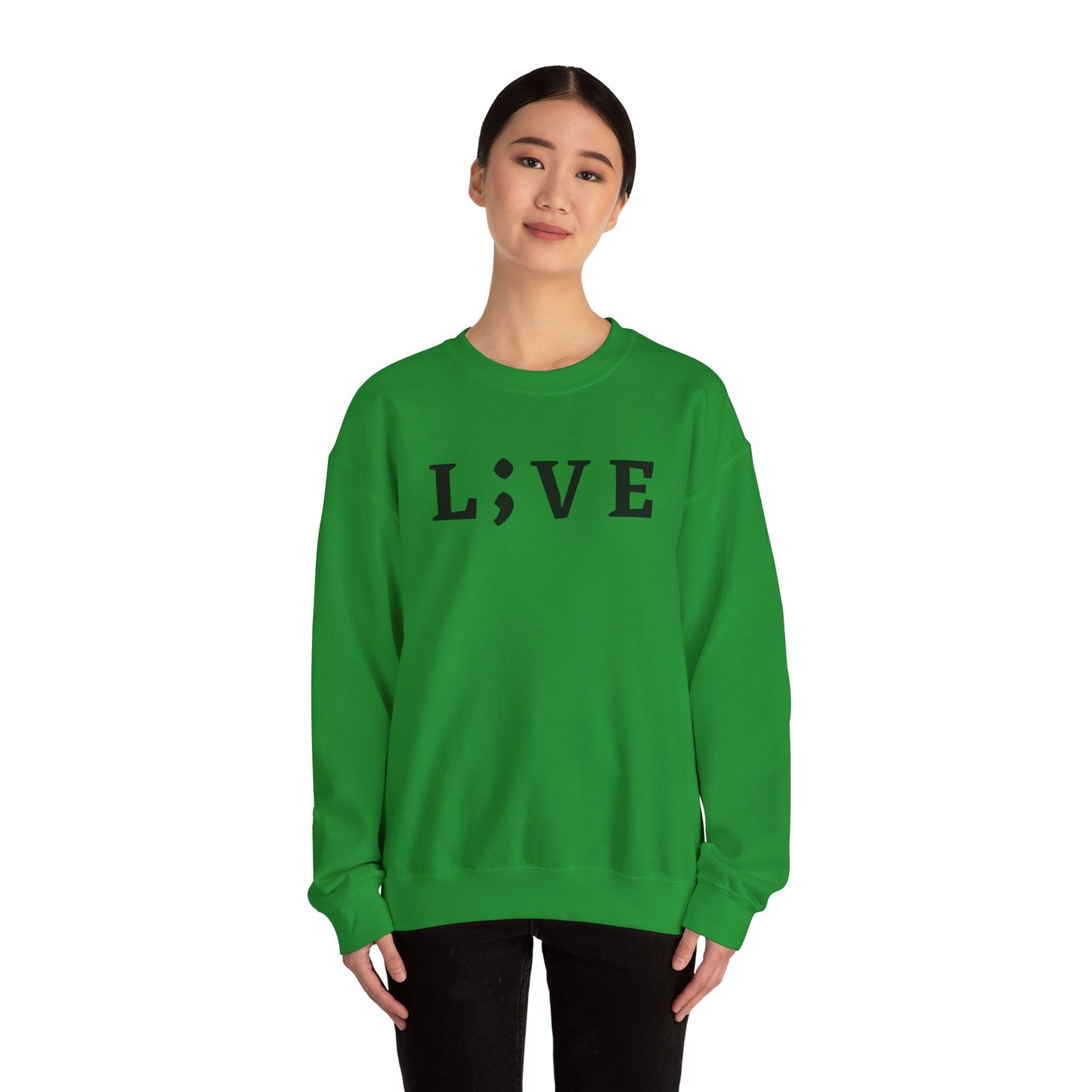 L;VE Suicide Prevention Crewneck Sweatshirt