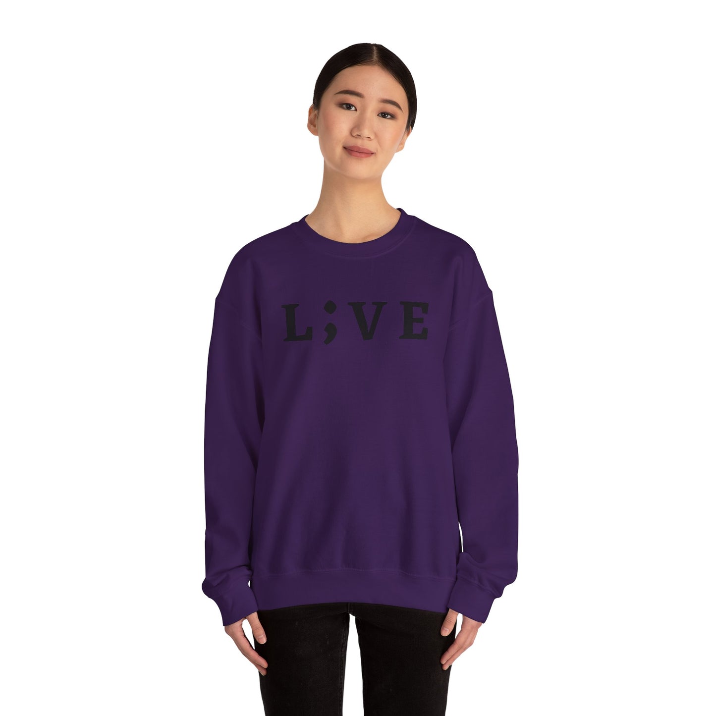 L;VE Suicide Prevention Crewneck Sweatshirt